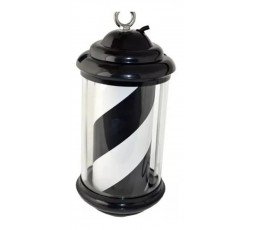 Mini Barber Pole (caramelo) Luminoso Blanco Y Negro 1513-35