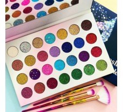 Paleta De Sombras Glitter Prensado Lemtosh Masquerade 28 Tonos