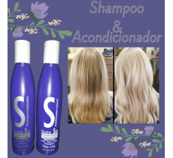 Shampoo + Acondicionador Matizador Easy Line 250ml