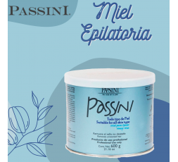 Miel Epilatoria Passini 600g + 60 Telas Auxiliares
