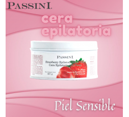 Cera Epilatoria Piel Sensible Fresa Passini 400g