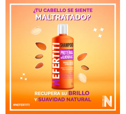 Shampoo Proteína de Almendra Nefertiti 1 Litro