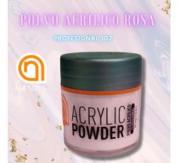 Polvo Acrilico Rosa 1oz Na Nails