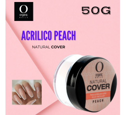 Polvo Acrílico Peach Durazno Mate 50g Organic Nails