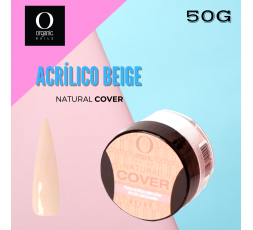 Polvo Acrílico Beige 50g Organic Nails