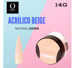 Polvo Acrílico Beige 14g Organic Nails