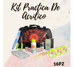 Kit Practica Para Uñas De Acrílico Mc Nails 16 Piezas