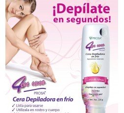 CERA EPILATORIA EN FRIO PROSA 4 EN 1 220 G