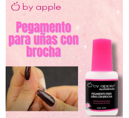 Pegamento Para Uñas Con Brocha  10ml by apple