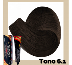 Color Tech Tinte Tono 6.1 Rubio Oscuro Cenizo Tubo 90g