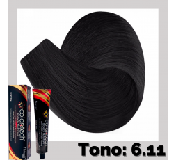 Color Tech Tinte Tono 6.11 Rubio Oscuro Cenizo Intenso Tubo 90g