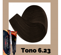 Color Tech Tinte 6.23 Rubio Oscuro Nacarado Dorado Tubo 90g