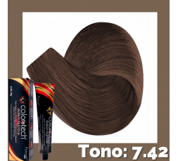 Color Tech 7.42 Rubio Cobrizo Nacarado Chocolate Tubo 90g