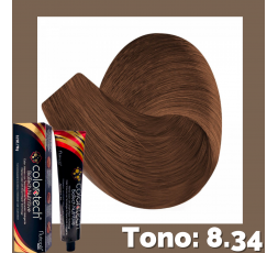 Color Tech Tinte 8.34 Rubio Claro Dorado Cobrizo Tubo 90g