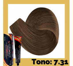 Color Tech Tinte Tono 7.31 Rubio Dorado Cenizo Tubo 90g