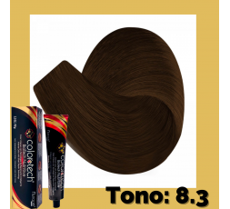 Color Tech Tinte Tono 8.3 Rubio Claro Dorado Tubo 90G