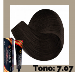 Color Tech Tinte Tono Anti Rojo 7.07 Rubio Frio Tubo 90g