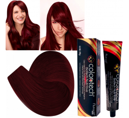 Color Tech Tinte Recargado R.665 Rojo Intenso Caoba Tubo90g
