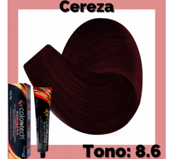 Color Tech Tinte Tono Cereza 8.6 Rubio Claro Rojizo Tubo 90g