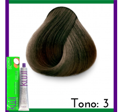 Kuul Tinte  Tono 3 Castaño Obscuro Tubo 90g