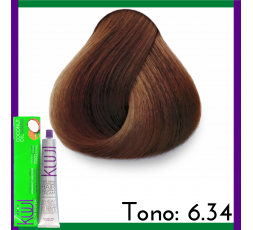 Kuul Tinte Tono 6.34 Rubio Obscuro Dorado Cobrizo Tubo 90g