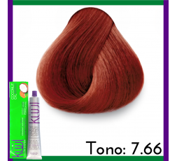 Kuul Tinte Tono 7.66 Rubio Rojo Intenso Tubo 90g