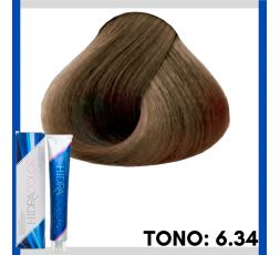 Hidracolor Tinte Tono 6.34 Rubio Oscuro Dorado Cobrizo Tubo 90g