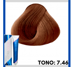 Hidracolor Tinte Tono 7.46 Rubio Cobre Rojizo Tubo 90g