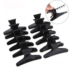Paquete 12 Pinzas / Mariposas Negras Secciones , Peinados Erlaac N°2